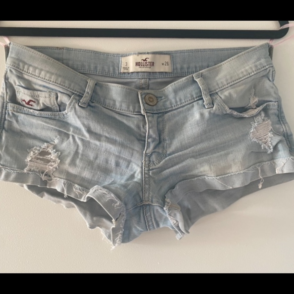 Hollister Micro Mini Denim Shorts